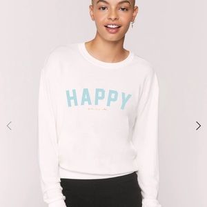 NWT Spiritual Gangster “Happy” savasana pullover top. Size: Large